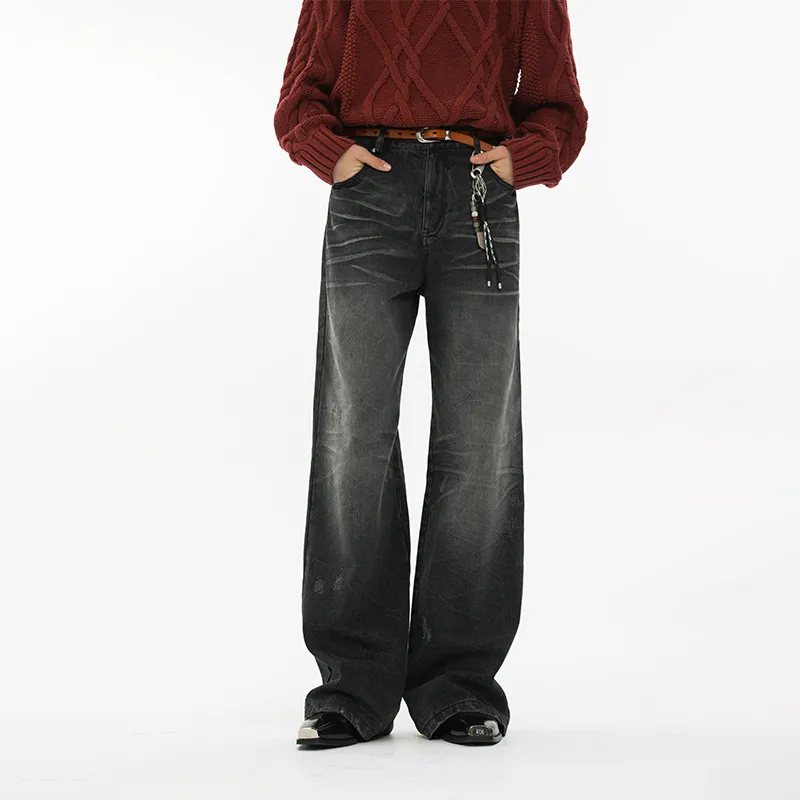 UNVESNO Jeans Unisex Gray-2