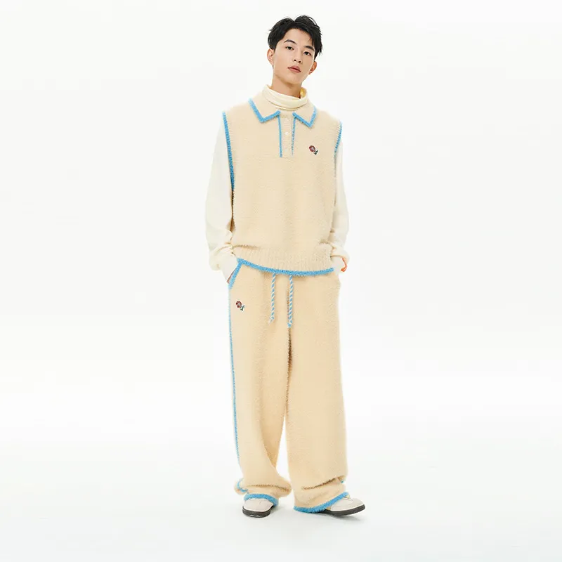 MostwantedLab Vintage Flower Casual Pants Unisex-3