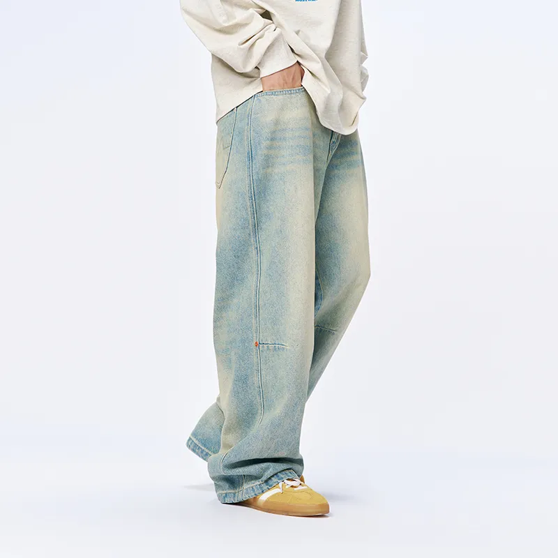 MostwantedLab Jeans Unisex Washed Blue-2