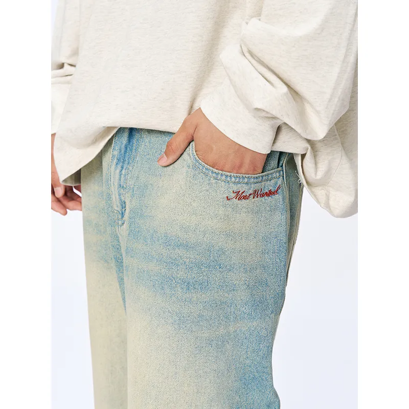 MostwantedLab Jeans Unisex Washed Blue-8