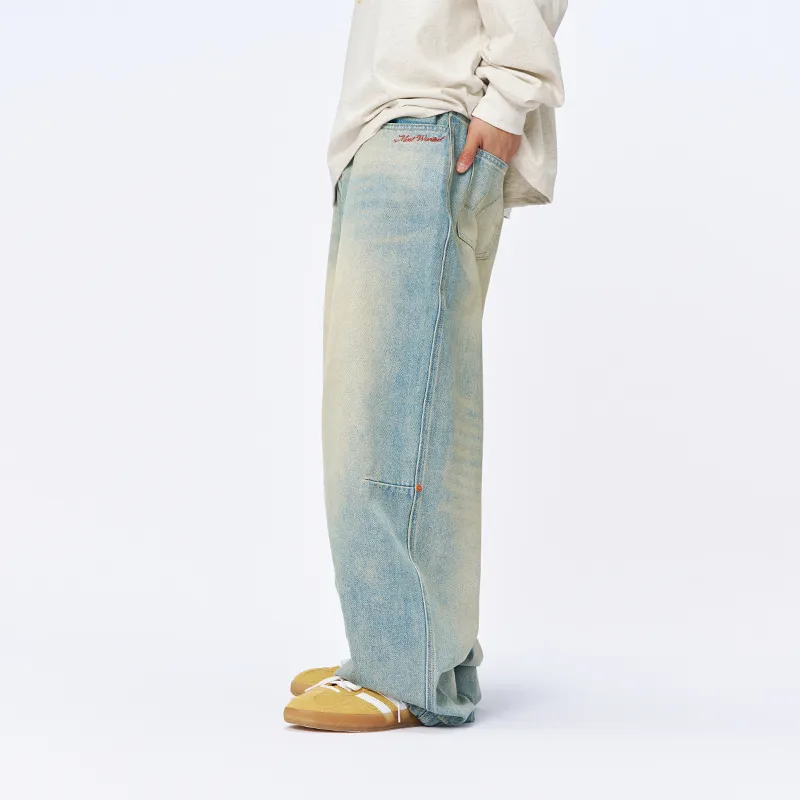 MostwantedLab Jeans Unisex Washed Blue-6