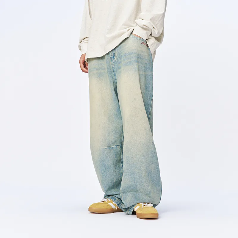 MostwantedLab Jeans Unisex Washed Blue-5
