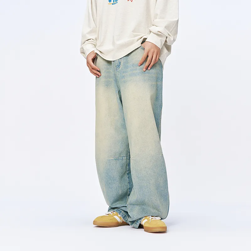 MostwantedLab Jeans Unisex Washed Blue-7