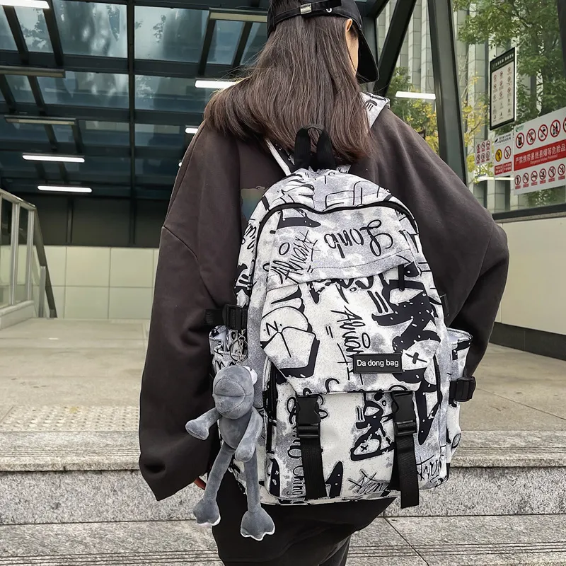 BALANG Nylon Backpack Unisex Multicolor-11