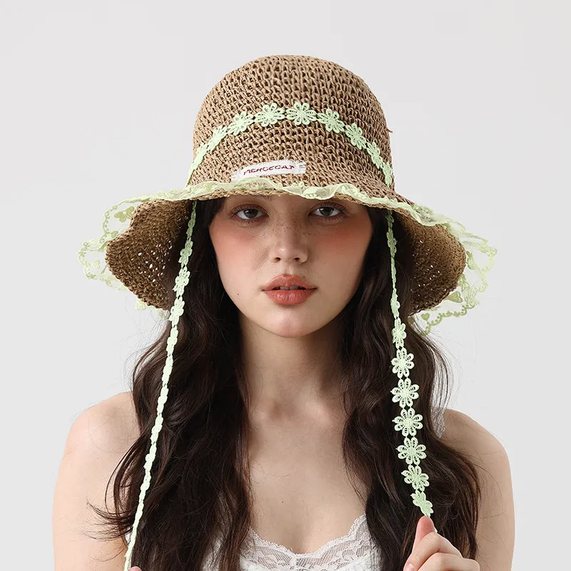 WODONBLE Pulp Fiber Bucket Hats Unisex-3
