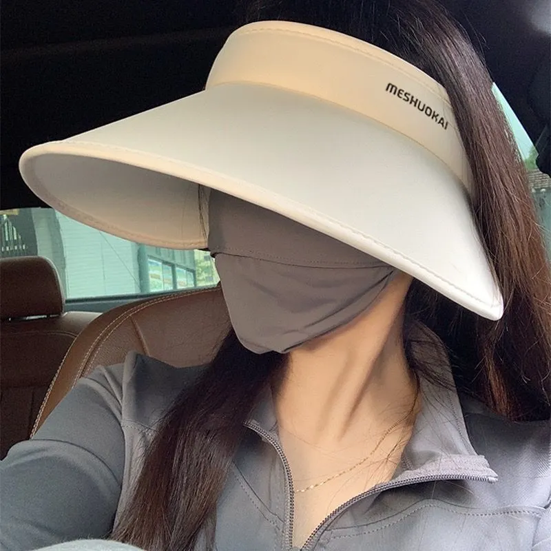 WODONBLE Polyester Sun Protection Hats Women's-4