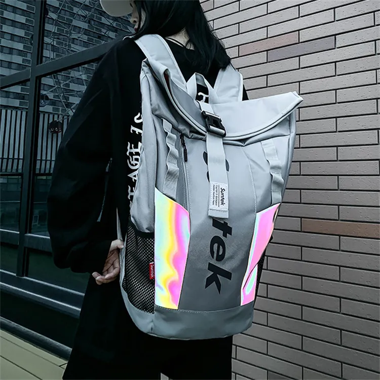 BALANG Oxford Backpack Regular Unisex Gray/Black-10