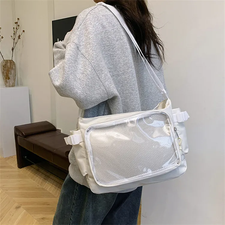 BALANG Nylon And PVC Messenger Bag Shoulder Bag Women's Multicolor-5