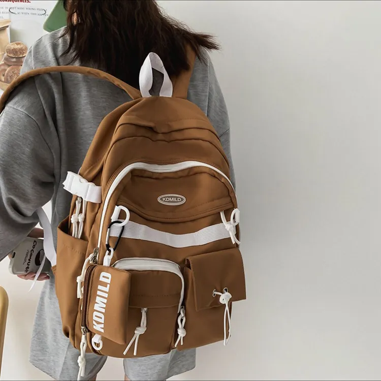 BALANG Nylon Laptop Backpack Regular Unisex Multicolor-15