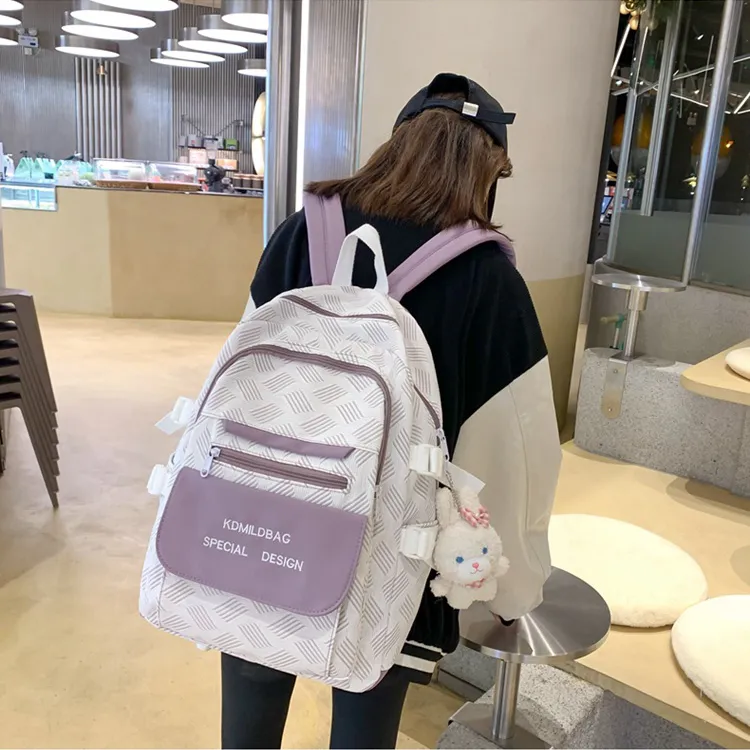 BALANG Nylon Handbag Backpack Regular Unisex Multicolor-5
