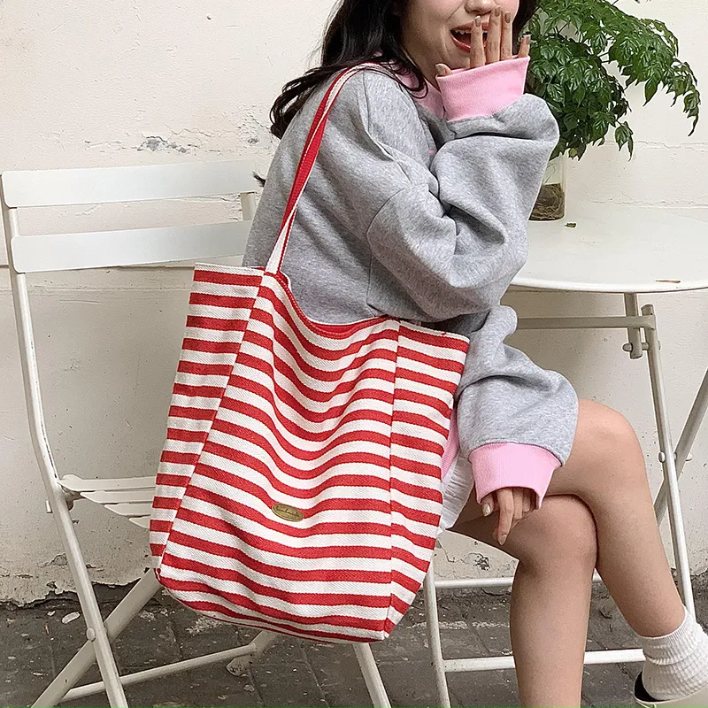 BALANG Canvas Bag Shoulder Bags Regular Women's Red/Black-2