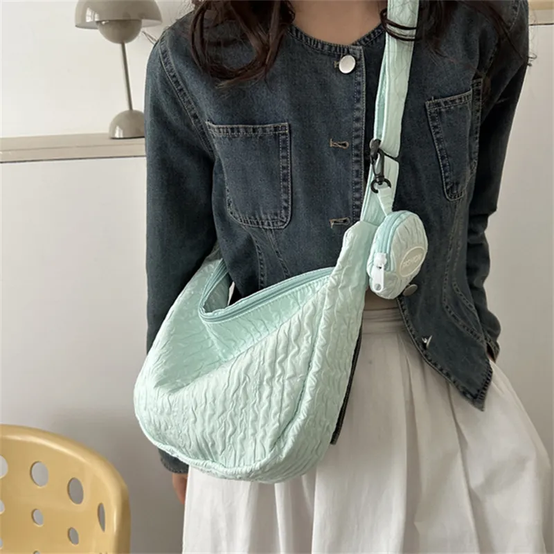 HCXK Canvas Crossbody Bag, Canvas Bag, Shoulder Bag Women's Yellow/White/Light Blue/Black/Pink/Light Yellow-12