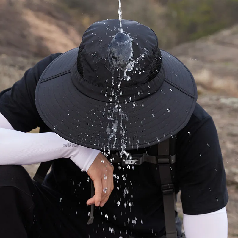 WODONBLE Polyester Bucket Hats Unisex-2