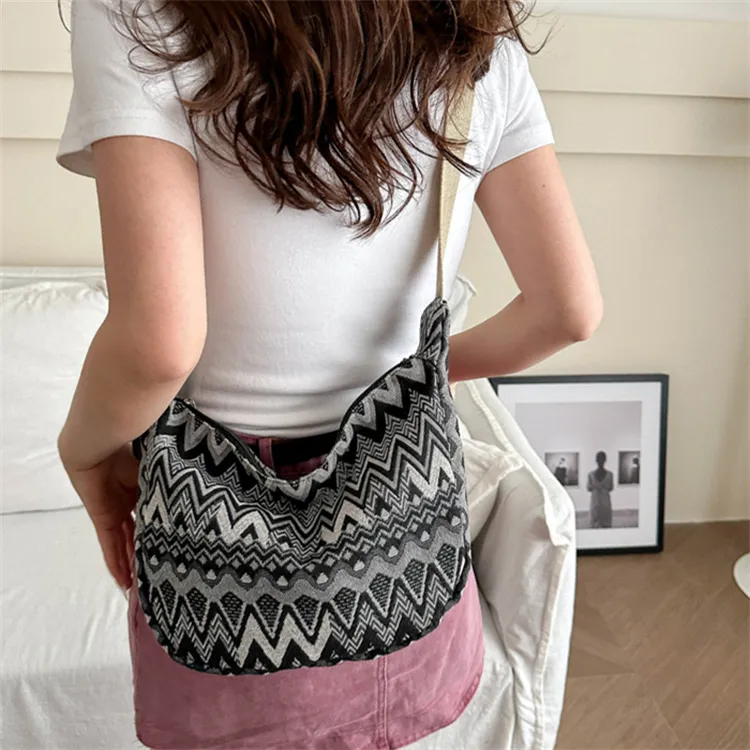 BALANG Canvas Crossbody Bag, Shoulder Bag Regular Women's Multicolor-7