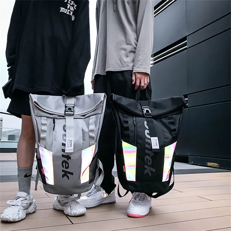 BALANG Oxford Backpack Regular Unisex Gray/Black-2