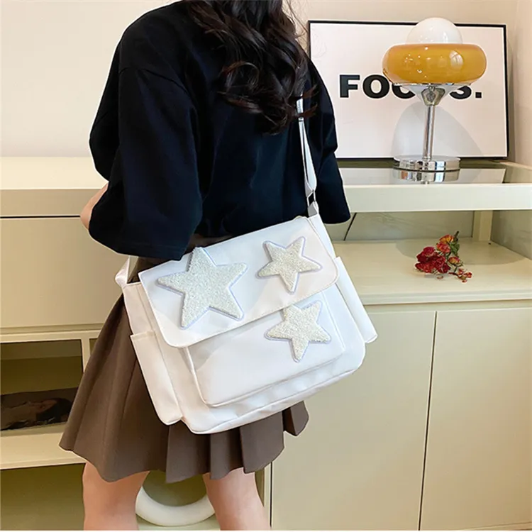 BALANG Composite Cloth Shoulder Bag Unisex Multicolor-5