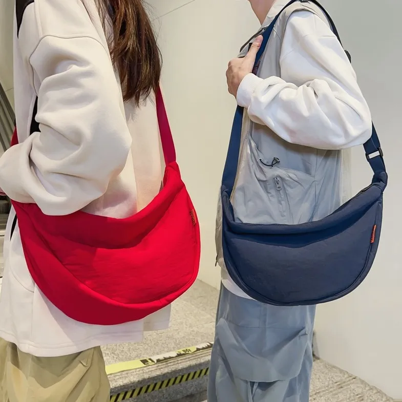 BALANG Nylon Shoulder Bag Unisex Black/Gray/White/Red/Army Green/Dark Blue/Light Blue/Chestnut/Orange-14