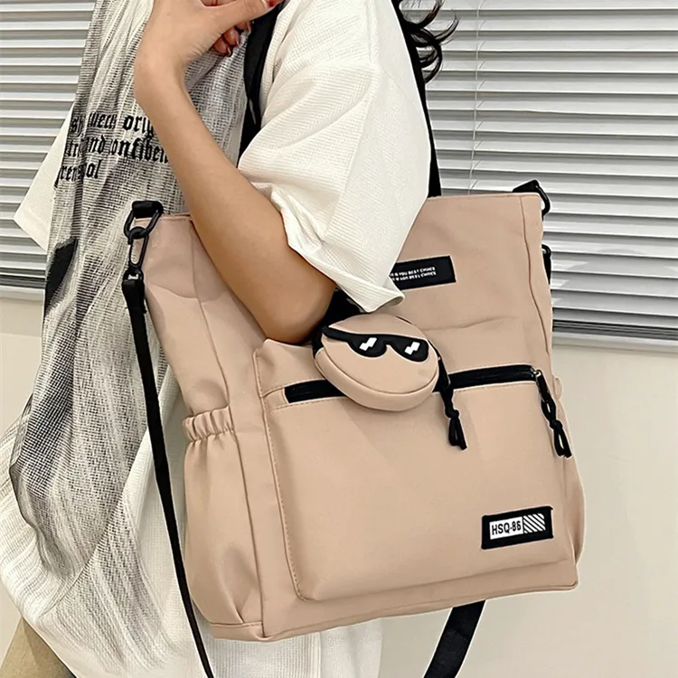 BALANG Nylon Tote Bag Shoulder Bag Unisex Multicolor-8