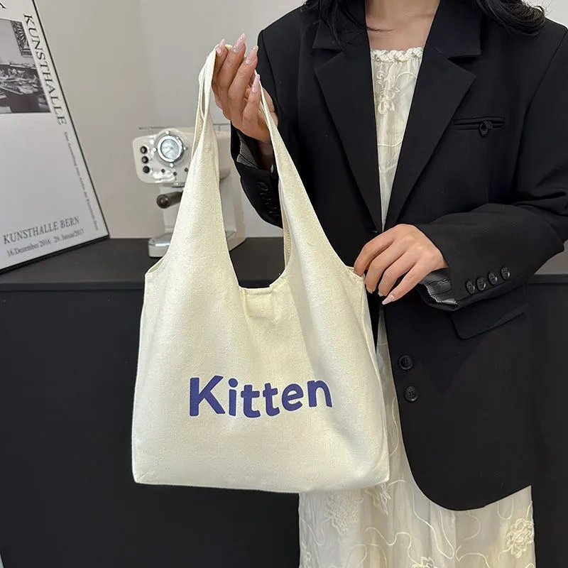 BALANG Canvas Canvas Bag Handbag Shoulder Bag Regular Women's Ecru-1