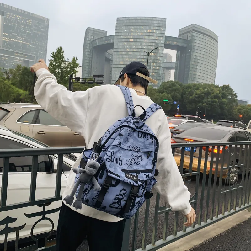 BALANG Nylon Backpack Unisex Multicolor-5