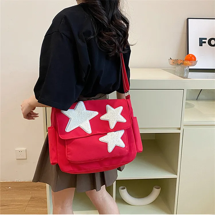 BALANG Composite Cloth Shoulder Bag Unisex Multicolor-8