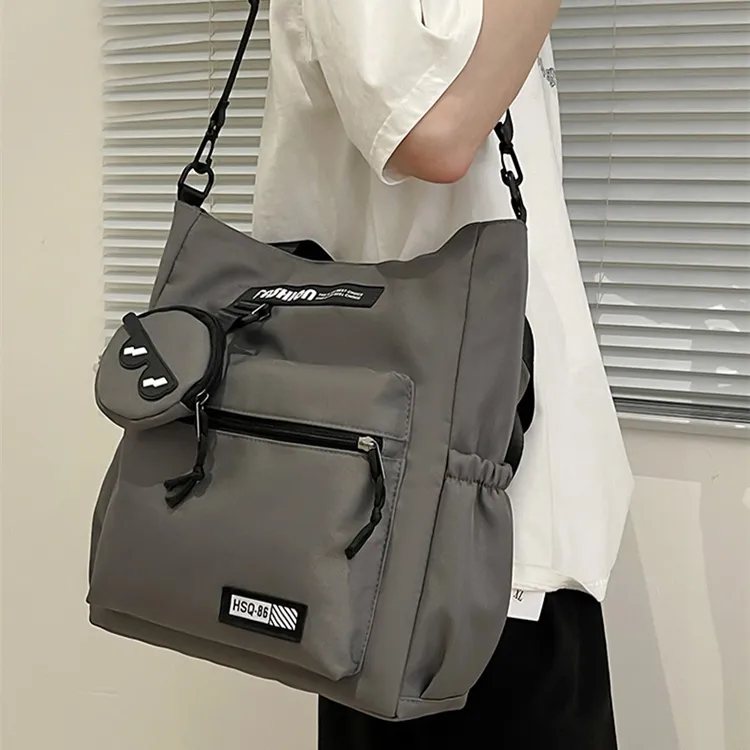 BALANG Nylon Tote Bag Shoulder Bag Unisex Multicolor-6