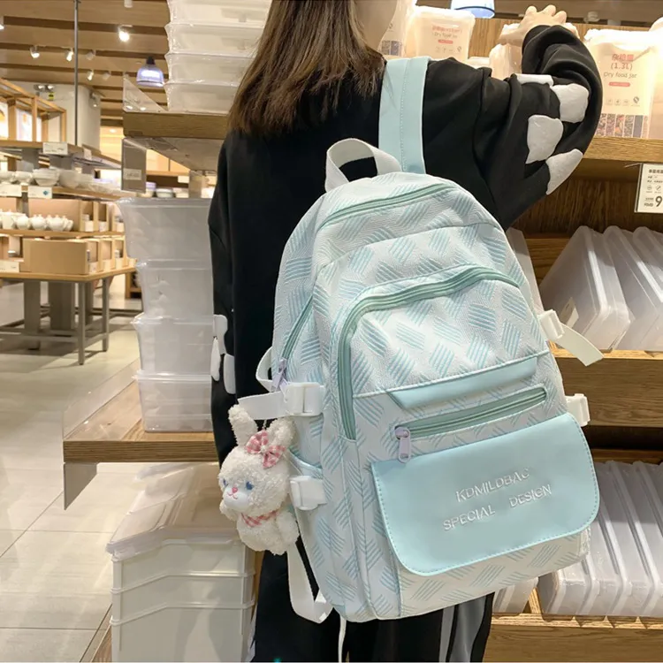 BALANG Nylon Handbag Backpack Regular Unisex Multicolor-14