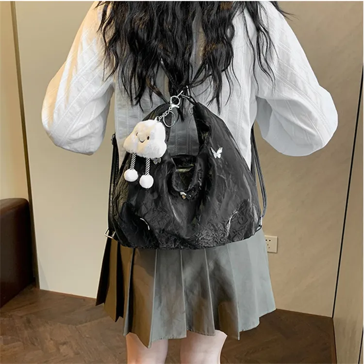 BALANG PU Double Shoulder Backpack Shoulder Bag Regular Women's Multicolor-15