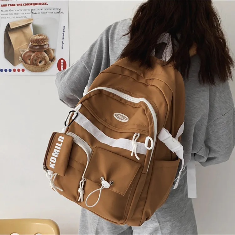 BALANG Nylon Laptop Backpack Regular Unisex Multicolor-16