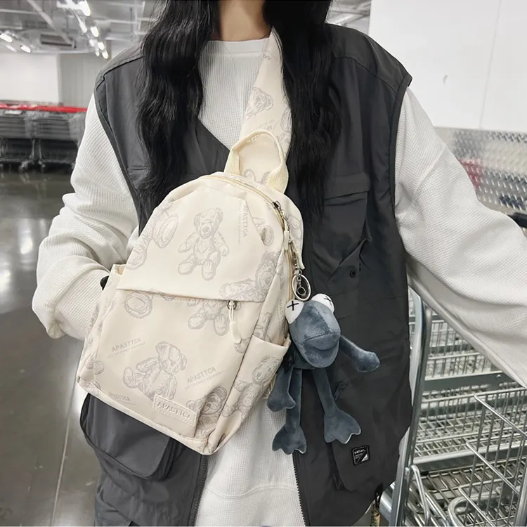 BALANG Nylon Crossbody Bags Sling Bags Regular Unisex White/Black/Gray/Green-1