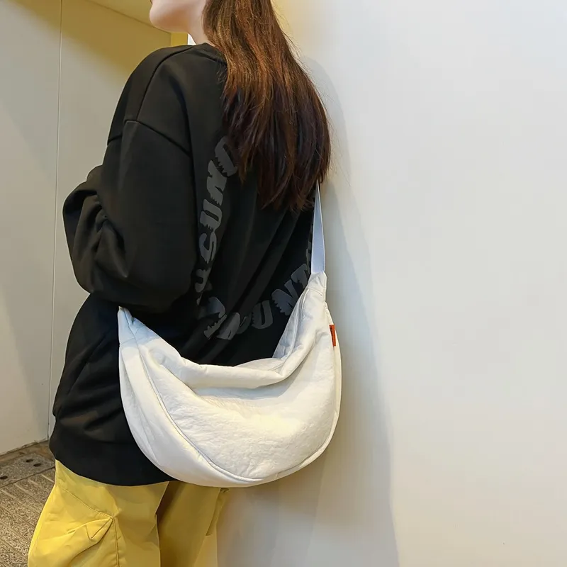BALANG Nylon Shoulder Bag Unisex Black/Gray/White/Red/Army Green/Dark Blue/Light Blue/Chestnut/Orange-6