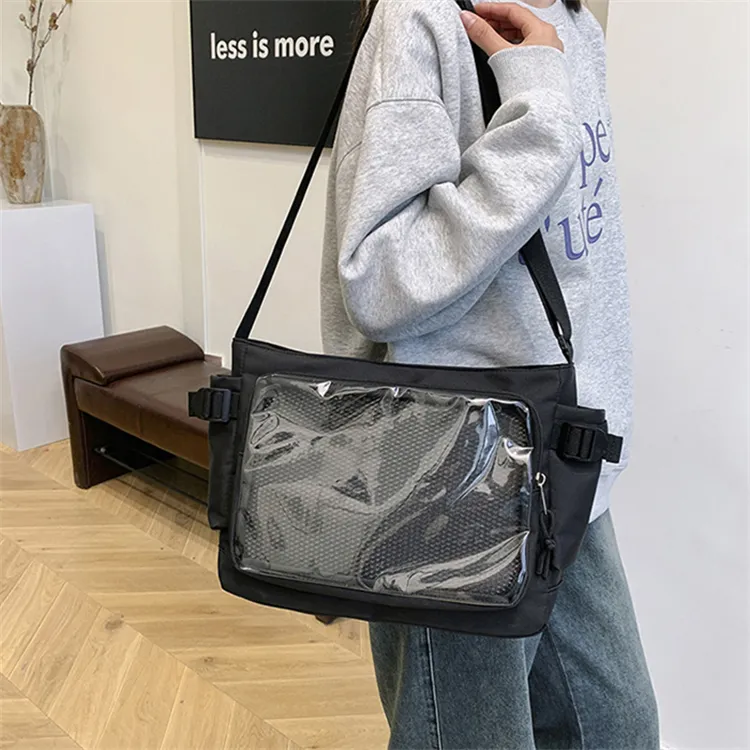 BALANG Nylon And PVC Messenger Bag Shoulder Bag Women's Multicolor-1