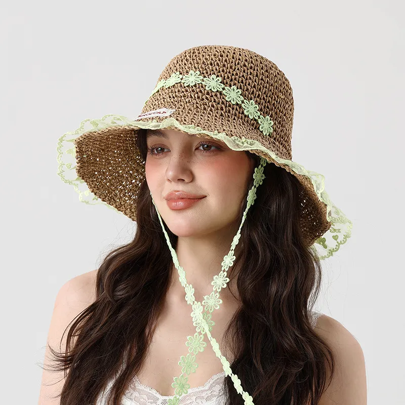 WODONBLE Pulp Fiber Bucket Hats Unisex-4