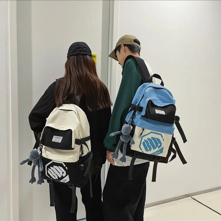 BALANG Nylon Travel Laptop Bag Backpack Regular Unisex Black/Black & Blue/Black & Green/Black & White-7