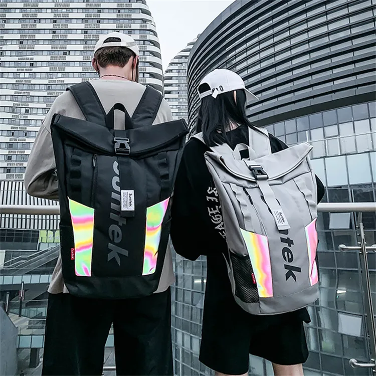 BALANG Oxford Backpack Regular Unisex Gray/Black-3