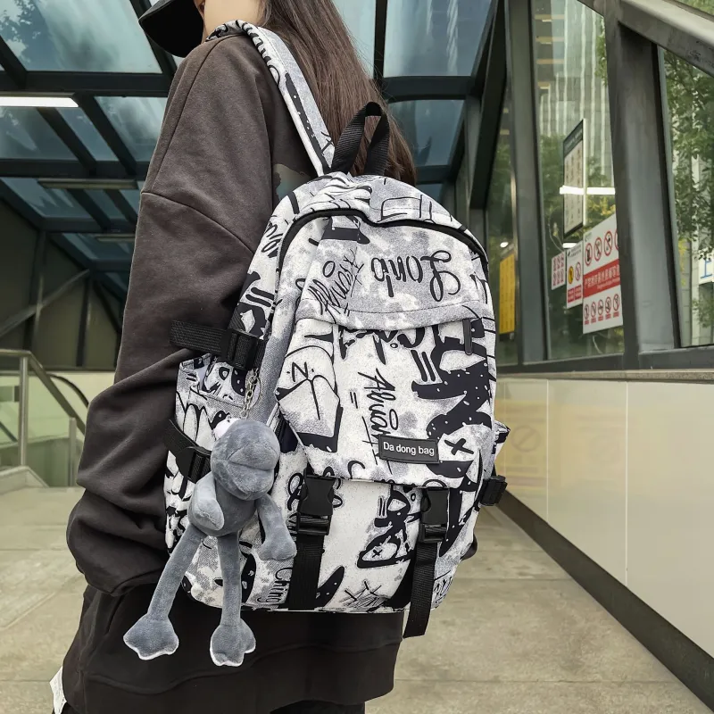 BALANG Nylon Backpack Unisex Multicolor-9