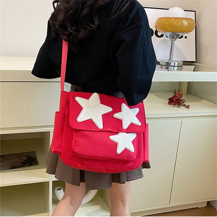 BALANG Composite Cloth Shoulder Bag Unisex Multicolor-7