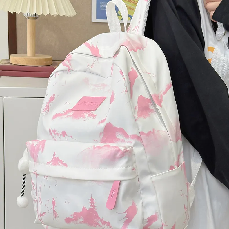 BALANG Nylon Backpack Regular Women's Multicolor-7