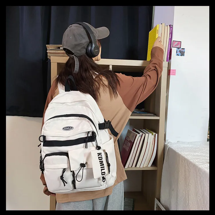 BALANG Nylon Laptop Backpack Regular Unisex Multicolor-19
