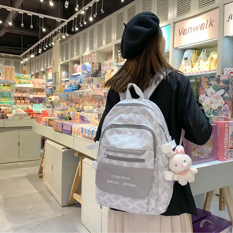 BALANG Nylon Handbag Backpack Regular Unisex Multicolor-10