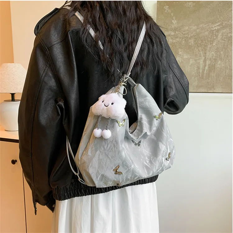 BALANG PU Double Shoulder Backpack Shoulder Bag Regular Women's Multicolor-6