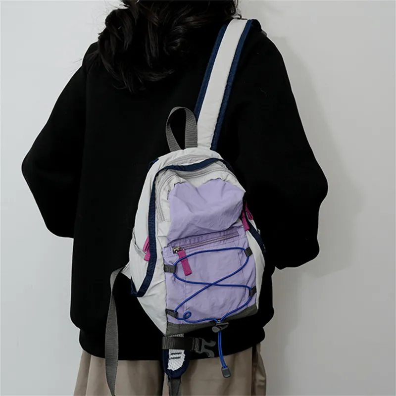 BALANG Nylon Backpack Unisex Multicolor-5