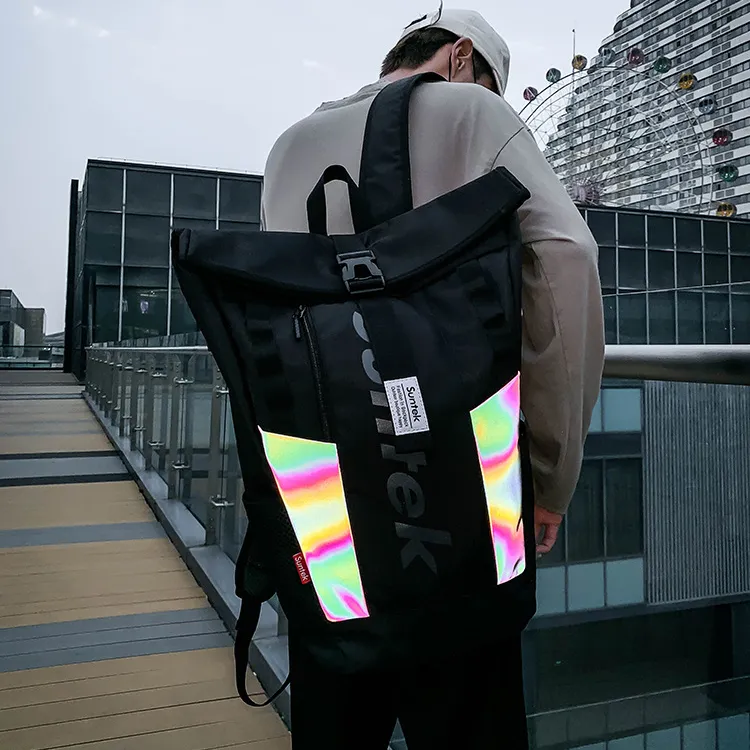 BALANG Oxford Backpack Regular Unisex Gray/Black-4