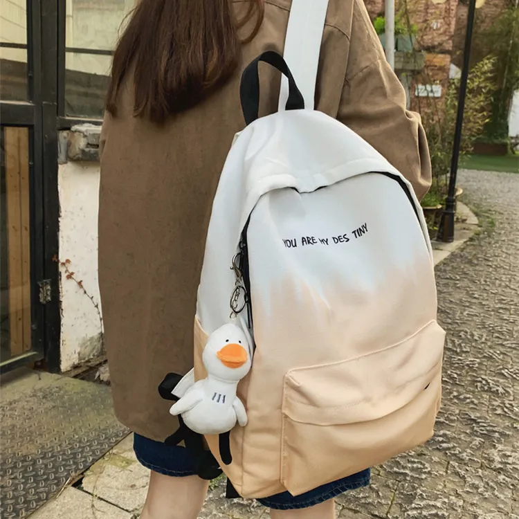 BALANG Canvas Backpack Unisex Blue/Khaki/Green/Gray-11