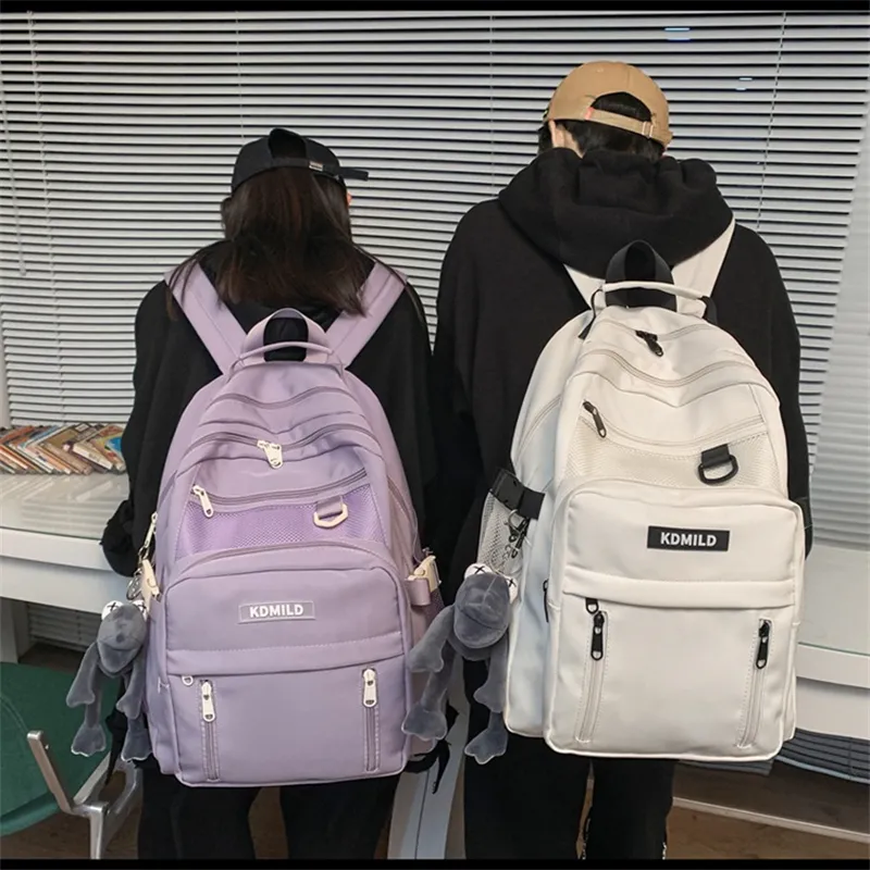 BALANG Nylon Backpack Regular Unisex White/Red/Purple/Black/Khaki-18