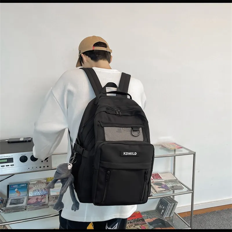BALANG Nylon Backpack Regular Unisex White/Red/Purple/Black/Khaki-29
