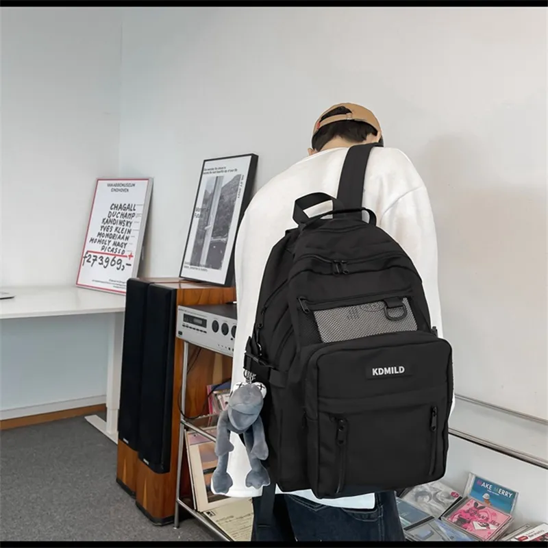 BALANG Nylon Backpack Regular Unisex White/Red/Purple/Black/Khaki-27