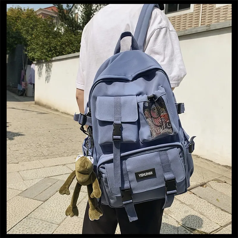 BALANG Nylon Backpack Tubas Unisex Red/Green/Blue/Black/Ecru-13
