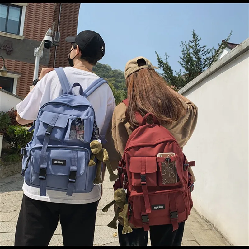 BALANG Nylon Backpack Tubas Unisex Red/Green/Blue/Black/Ecru-7
