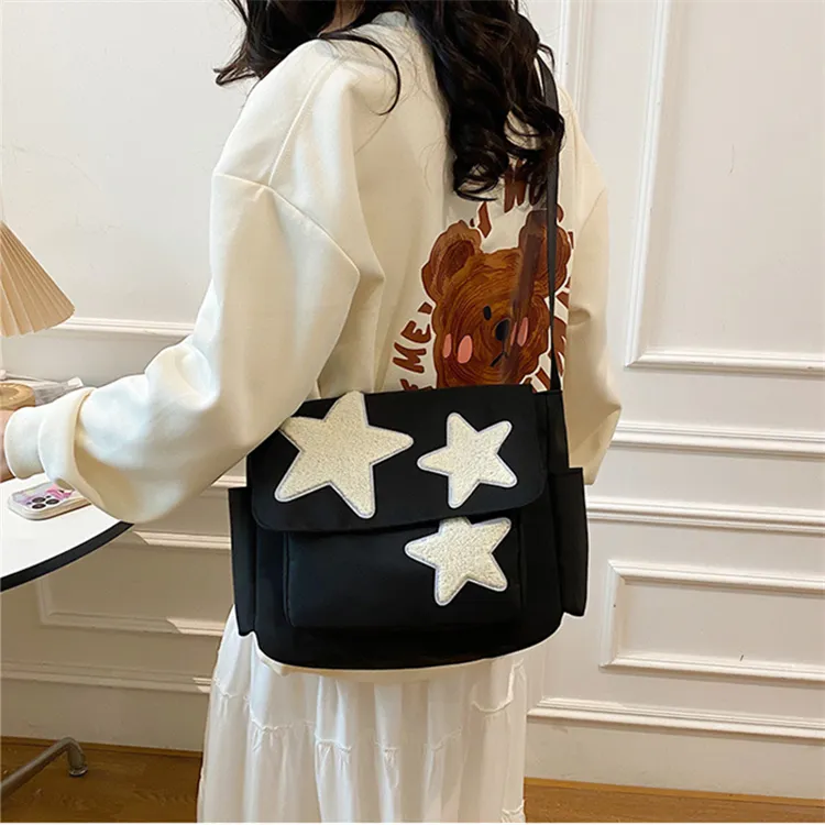 BALANG Composite Cloth Shoulder Bag Unisex Multicolor-1